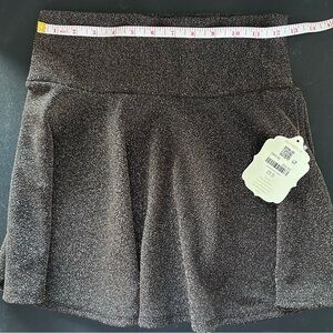 Altar'd State Glittery Black Skirt